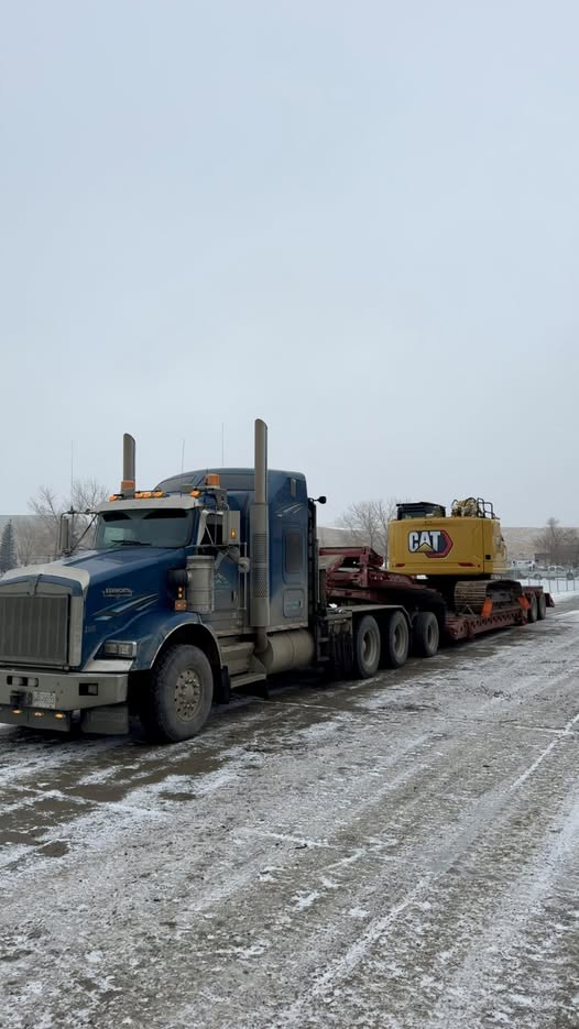 Relocating heavy construction equipment